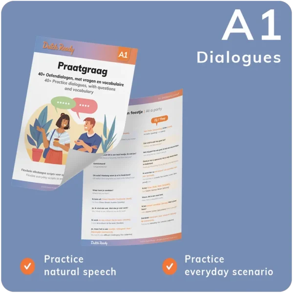 Praatgraag A1 - Dutch Dialogues