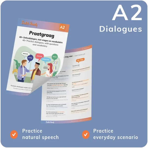 Improve your Dutch speaking skills with Praatgraag A2.