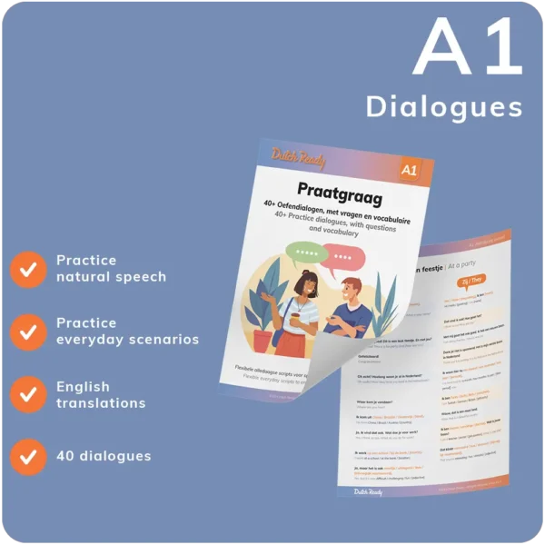 Praatgraag A1 - Dutch Dialogues - Image 2